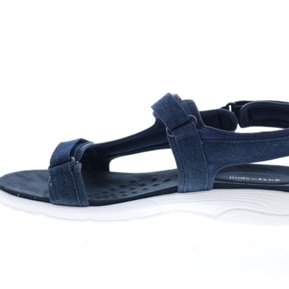 EASY SPIRIT TABATA7 SETABATA7 WOMENS BLUE WIDE SPORT SANDALS SHOES - Picture 3 of 4